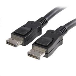 StarTech 5m Latching DisplayPort 1.2 Cable M/M 4k Black