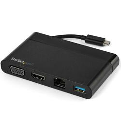 StarTech USB C Multiport Adapter 4K HDMI VGA USB-C Travel Dock
