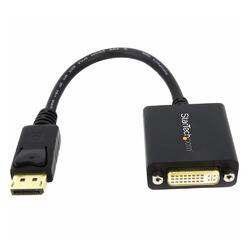 StarTech 25cm DisplayPort to DVI Adapter Converter Cable M/F Black