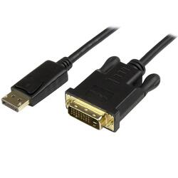 StarTech 1.8m DisplayPort to DVI-D Adapter Converter Cable M/M Black