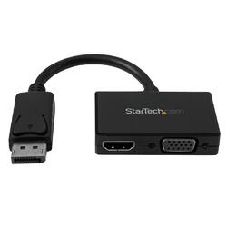 StarTech 2-in-1 DisplayPort to HDMI or VGA Travel A/V Adapter