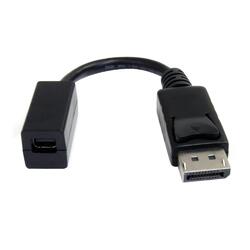 StarTech 15cm DisplayPort to Mini DisplayPort M/F Black Adapter Cable
