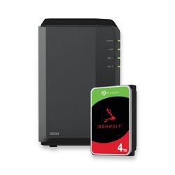 Bundle -- Synology DiskStation DS223 NAS+Seagate IronWolf 4TB HDD