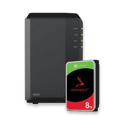 Bundle -- Synology DiskStation DS223 NAS+Seagate IronWolf 8TB HDD