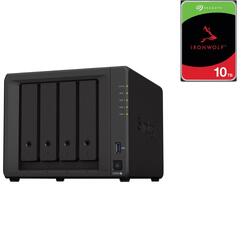 Synology DS923+ 4 Bay NAS + Seagate Ironwolf 10TB NAS Hard Drive ST10000VN000