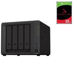 Synology DS923+ 4 Bay NAS + Seagate Ironwolf Pro 22TB NAS Hard Drive ST22000NT001
