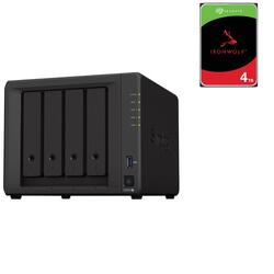 Synology DS923+ 4 Bay NAS + Seagate Ironwolf 4TB NAS Hard Drive ST4000VN006