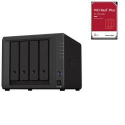 Synology DS923+ 4 Bay NAS + WD Red 4TB NAS Hard Drive WD40EFPX