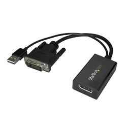 StarTech DVI-D to DisplayPort M/F Adapter Converter with USB Power