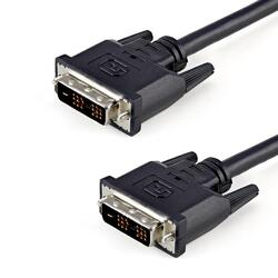 StarTech 2m Black DVI-D Single Link Cable Male to Male