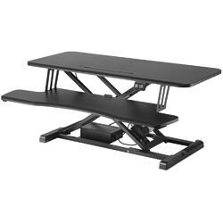 Brateck DWS15-02 Electric Sit-Stand Desk Converter with Keyboard Tray Deck