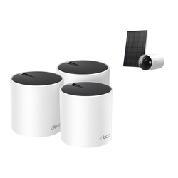 Bundle -- TP-Link Deco X55 (3 Pack) AX3000 Home WiFi 6 Mesh Wi-Fi System + TP-Link TC82 Kit Wireless Surveillance Camera
