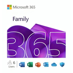 Microsoft 365 FAMILY (ESD) ELECTRONIC LICENSE 1 YEAR SUBSCRIPTION