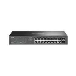 TP-Link Omada 20-Port Gigabit 18 Port PoE+ Managed Rackmount Gigabit Network Switch