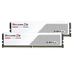 G.Skill Ripjaws S5 32GB (2x16GB) 5600MHz CL36 White Intel XMP DDR5 Desktop RAM Memory Kit