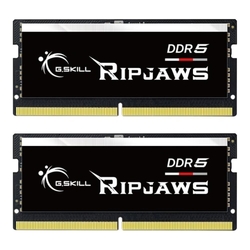 G.Skill Ripjaws 64GB (2x32GB) 5600MHz CL40 XMP Black DDR5 Laptop RAM Memory Kit