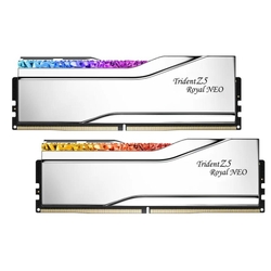 G.Skill Trident Z5 Royal Neo 64GB (2x32GB) 6000MHz CL28 EXPO RGB LED Silver DDR5 Desktop RAM Memory Kit