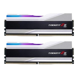 G.Skill Trident Z5 64GB (2x32GB) 6400MHz CL32 XMP RGB LED Silver DDR5 Desktop RAM Memory Kit