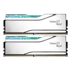 G.Skill Trident Z5 Royal 32GB (2x16GB) 7600Mhz CL36 XMP 3.0 RGB LED Silver DDR5 Desktop RAM Memory Kit