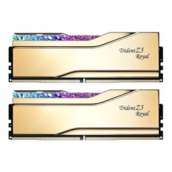 G.Skill Trident Z5 Royal 48GB (2x24GB) 8400Mhz CL40 XMP RGB LED Gold DDR5 Desktop RAM Memory Kit