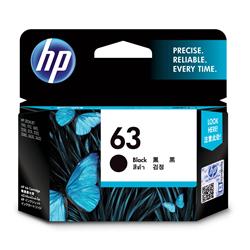 HP 63 Black Original Ink Cartridge F6U62AA