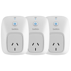 Belkin WeMo Switch - Android iOS F7C027AU (3 Pack)