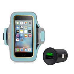 Belkin Slim-Fit Plus iPhone Armband & Car Charger