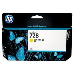 HP 728 130-ml Yellow DesignJet Ink Cartridge