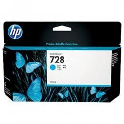 HP 728 130-ml Cyan DesignJet Ink Cartridge