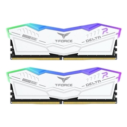 Team Delta 16GB (2x8GB) 6000MHz CL38  RGB LED White DDR5 Desktop RAM Memory Kit