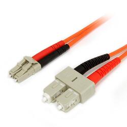 StarTech OM1 1m Orange Multimode Duplex 62.5/125 LC/SC Fiber Optic Cable