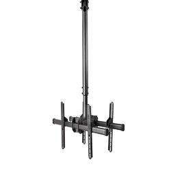 StarTech Full Motion Back-to-Back Dual-Screen TV Ceiling Mount for 32" to 75" Displays