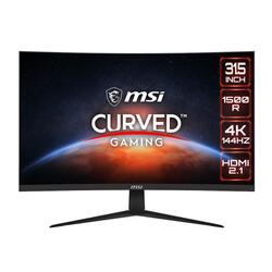 MSI G321CU 31.5" 4K VA 144Hz 1ms HDR FreeSync Premium Curved Gaming Monitor