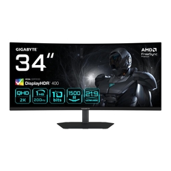 Gigabyte G34WQC2 34" UWQHD VA 1ms HDR FreeSync Premium Curved Gaming Monitor