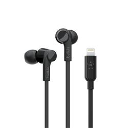 Belkin ROCKSTAR Black Lightning Connector Earphones