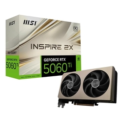 MSI GeForce RTX 5060 Ti INSPIRE 2X OC 8GB GDDR7 Graphics Card