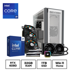 Gaming Express Intel i9 14900K RTX 4080 32GB Ram 1TB SSD RGB Case Win11 Home Gaming PC
