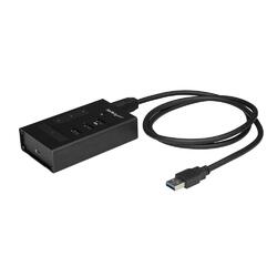 StarTech USB Type-A to 1x USB-C & 3x USB-A Commercial Metal USB 3.0 Hub with BC 1.2 Fast Charge
