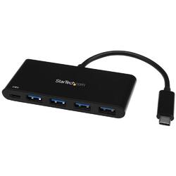 StarTech USB-C to 4x USB-A SuperSpeed 5Gbps Hub with 60W Power Delivery Passthrough Charging