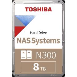 Toshiba N300 8TB 7200 RPM 3.5" SATA NAS Hard Drive