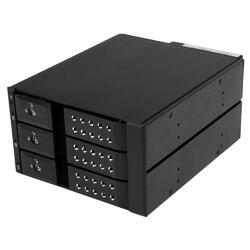 StarTech 3 Bay Trayless Hot Swap 3.5" SATA HDD Mobile Rack Backplane