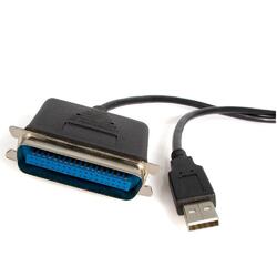 StarTech 30m USB-A to Parallel Printer Adapter M/M Black