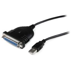 StarTech 6ft USB to DB25 Parallel Printer Adapter M/F Cable
