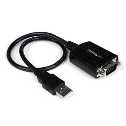 StarTech 30cm Black USB to RS232 Serial DB9 Adapter Cable
