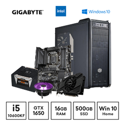 Intel Competitive Gamer AORUS i5-10600KF 16GB RAM 500GB SSD GTX 1650 Gaming PC