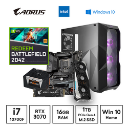 Intel Pro Gamer AORUS i7-10700F 16GB RAM 1TB SSD RTX 3070 Gaming PC
