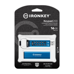 Kingston Kingston IronKey Keypad 200 Series 16GB 145MB/s USB 3.2 Flash Drive
