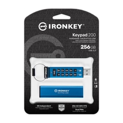Kingston IronKey Keypad 200 Series 256GB 145MB/s USB 3.2 Flash Drive