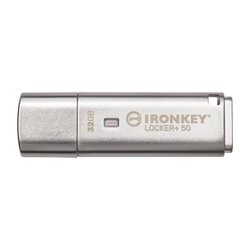 Kingston IronKey Locker+ 50 32GB 145MB/s USB 3.2 Flash Drive