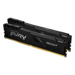 Kingston KF432C16BBK2/32 Fury Beast 32GB (2x16GB) 3200MHz CL16 XMP Black DDR4 Desktop RAM Memory